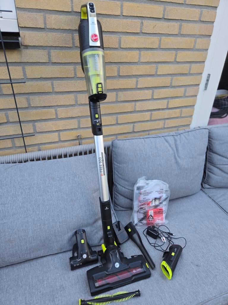 Hoover H-Free 500 steelstofzuiger op accu - Z.G.A.N., Ophalen, Overige merken, Zo goed als nieuw, Minder dan 1200 watt