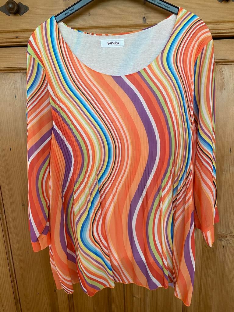Nooit gedragen tuniek paprika maat 1, Kleding | Dames, Grote Maten, Ophalen of Verzenden, Zo goed als nieuw, Blouse of Tuniek