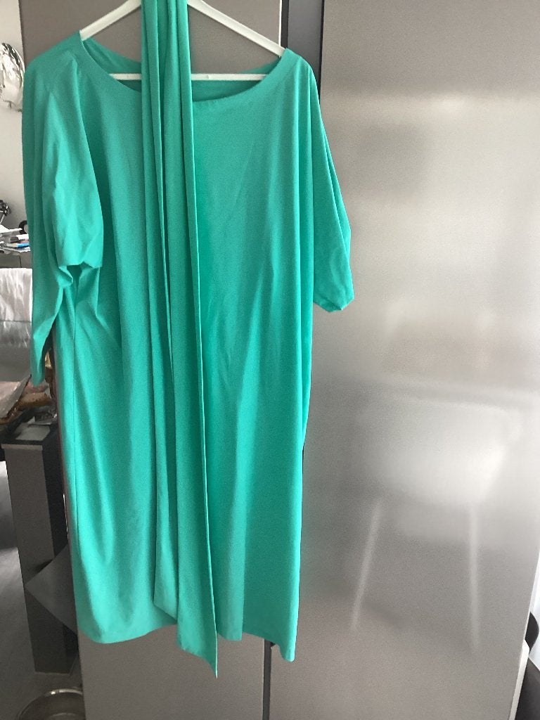 LaDress Caroline maat XXL, Kleding | Dames, Jurken, Maat 46/48 (XL) of groter, Ophalen of Verzenden, Zo goed als nieuw, Knielengte