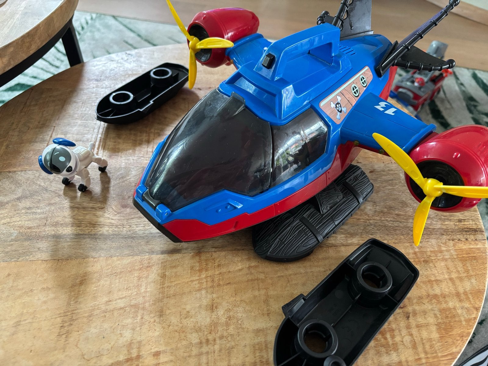 Paw Patrol vliegtuig met Robo-Dog, Ophalen of Verzenden, Gebruikt
