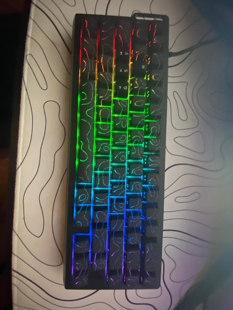 Nieuw gaming keyboard met RGB en WASD custom keys, Computers en Software, Toetsenborden, Gaming toetsenbord, Nieuw, Ophalen of Verzenden