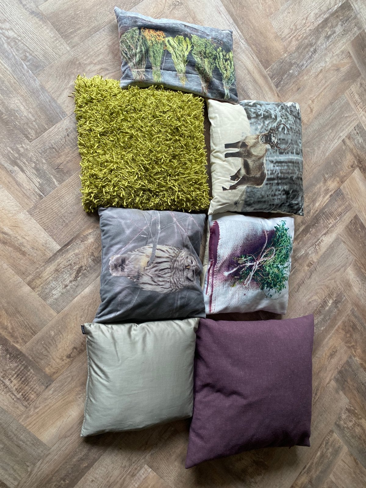 Diverse kussens, Ophalen, Zo goed als nieuw, Vierkant