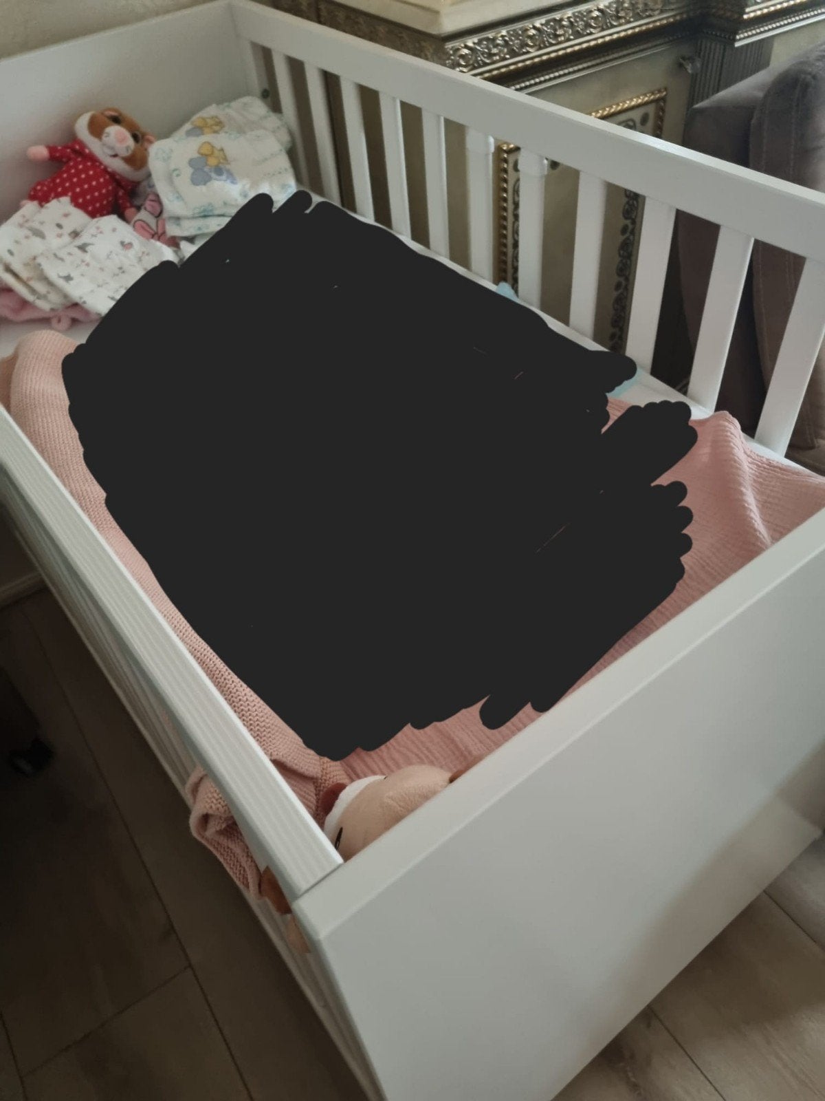 Zgan baby ledikantje, Kinderen en Baby's, Babywiegjes en Ledikanten, Ophalen, Zo goed als nieuw, Ledikant