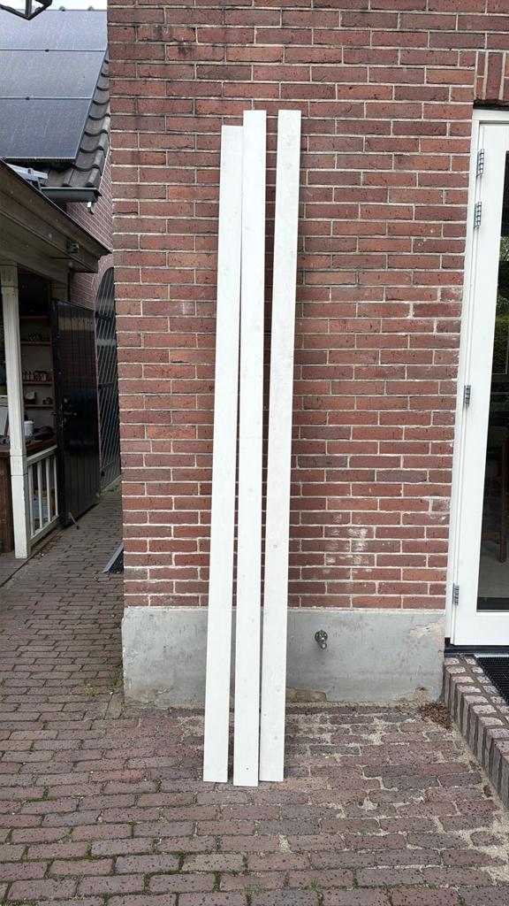 Plinten massief hout, Doe-het-zelf en Verbouw, Plinten en Afwerking, Ophalen, Overige materialen, Gebruikt, 250 cm of meer