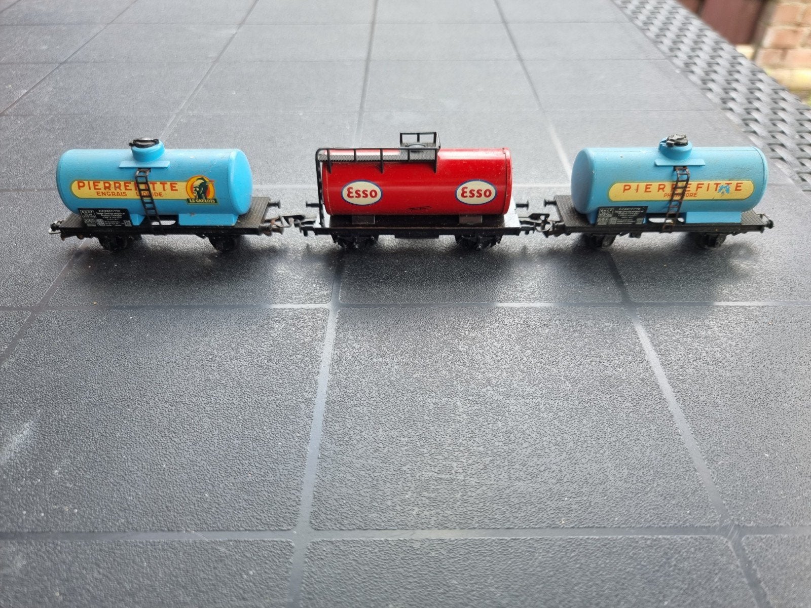Vintage Tri-ang & Jouef HO/OO treinset – 11 rijtuigen/wagons, Overige merken, Gebruikt, Gelijkstroom, Wagon