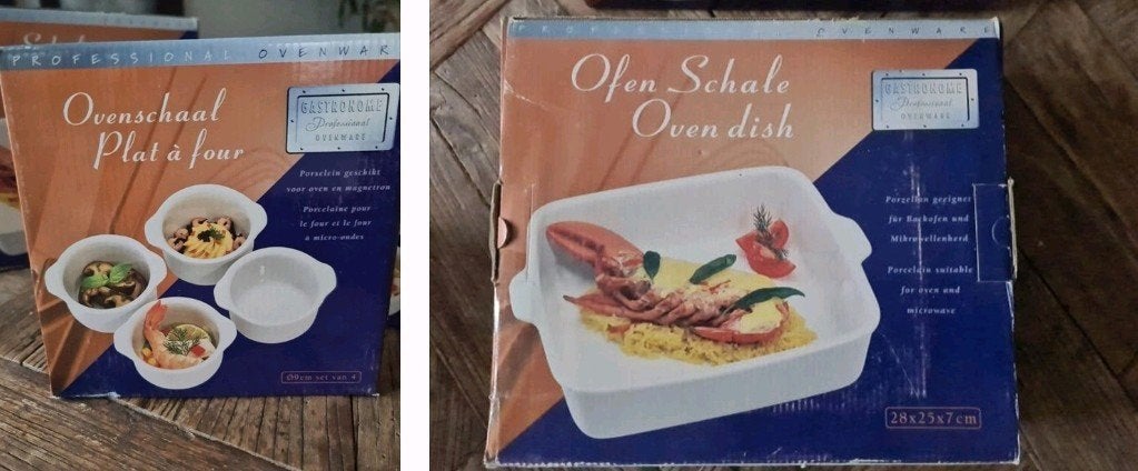Gastronome Ovenschaal Set - 5- delig nieuw, Overige typen, Nieuw, Ophalen of Verzenden, Steen/keramiek