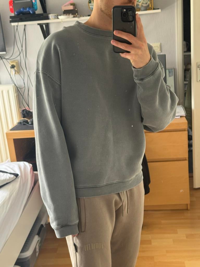 Zara washed oversized sweater M, Kleding | Heren, Truien en Vesten, Ophalen of Verzenden, Zo goed als nieuw, Maat 48/50 (M), Grijs