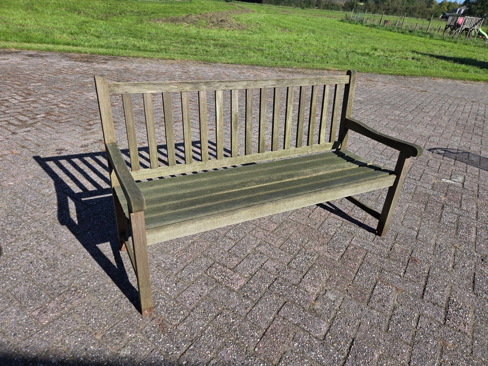 tuinbank  153 cm breed, Tuin en Terras, Ophalen of Verzenden, Gebruikt, Hout