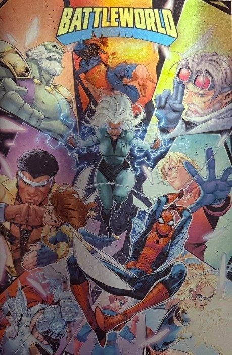 Battleworld #1E (2025) Variant Iban Coello Foil Cover, Eén comic, Amerika, Marvel Comics, Nieuw