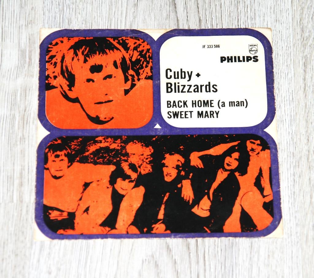 CUBY + BLIZZARDS (BACK HOME (a man) nederbeat, Cd's en Dvd's, Vinyl Singles, Gebruikt, 7 inch, Single, Jazz en Blues
