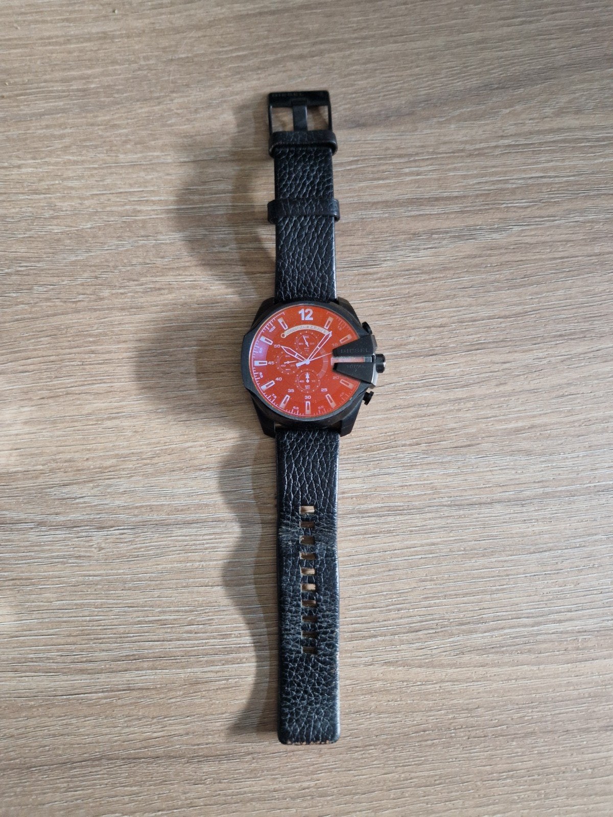 Diesel horloge - Klokje in goede staat, Overige merken, Staal, Polshorloge, Ophalen of Verzenden