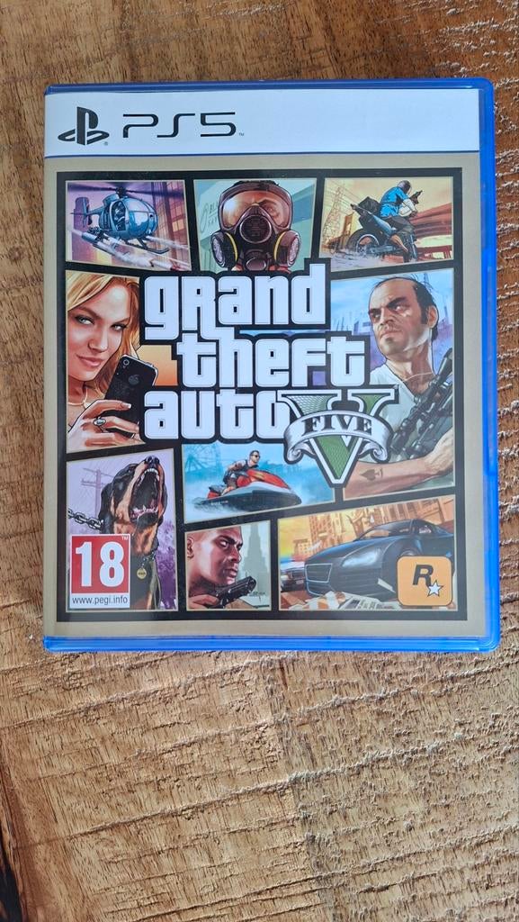 Grand Theft Auto V (GTA 5) PS5 Disc Editie, Avontuur en Actie, Online, Vanaf 18 jaar, 1 speler