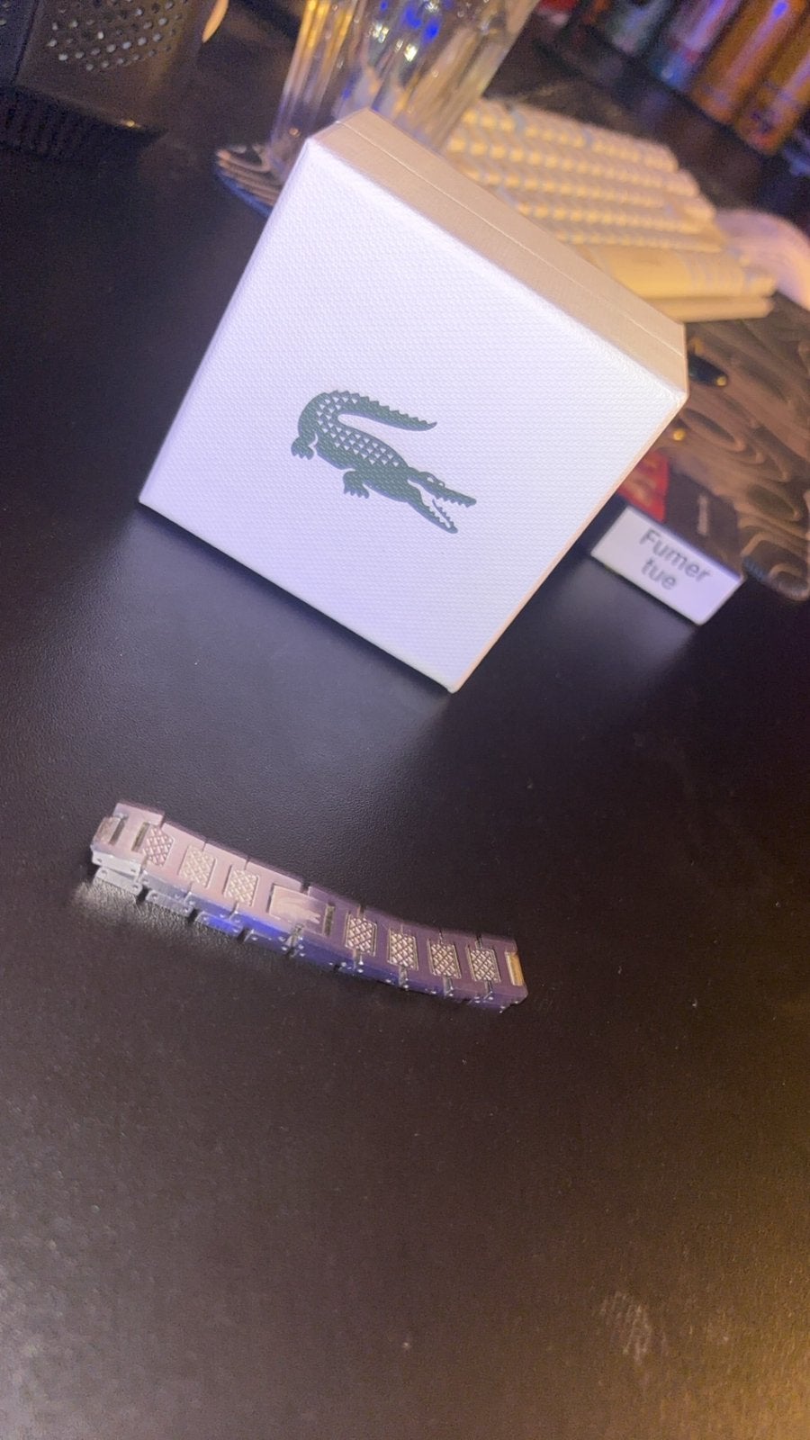 Lacoste armband silver, Sieraden, Tassen en Uiterlijk, Armbanden, Ophalen of Verzenden, Zo goed als nieuw, Zilver