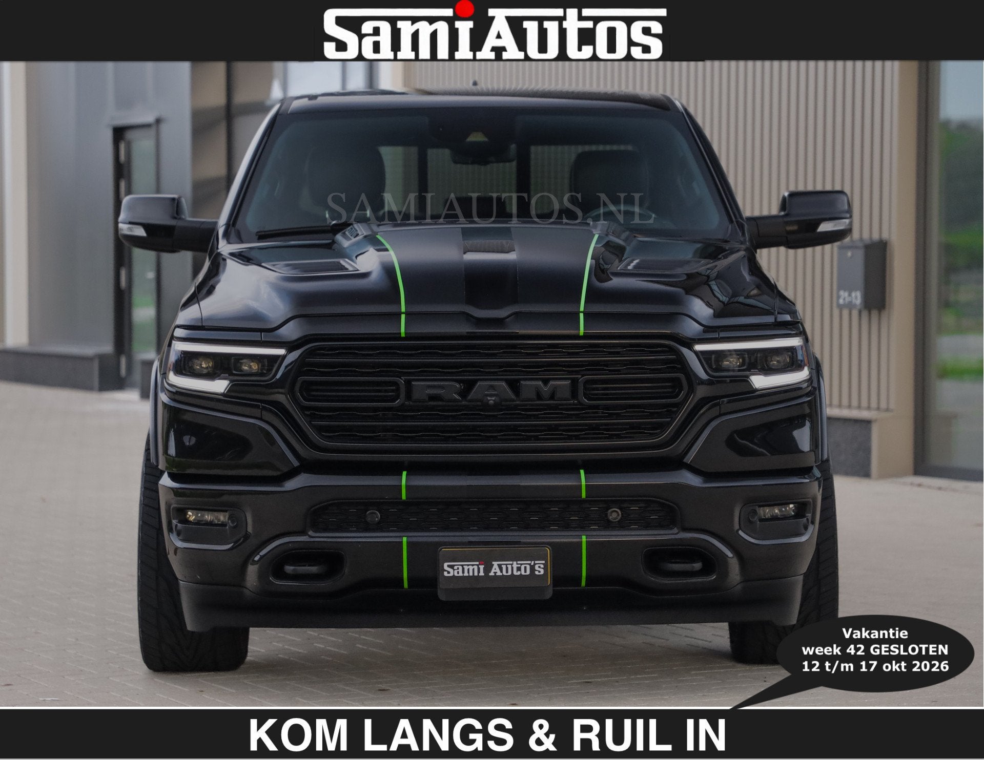 Dodge Ram LIMITED 5.7 V8 HEMI | TOP STAAT | €59950,- excl, Auto's, Automaat, Dealer onderhouden, Gebruikt, 5654 cc