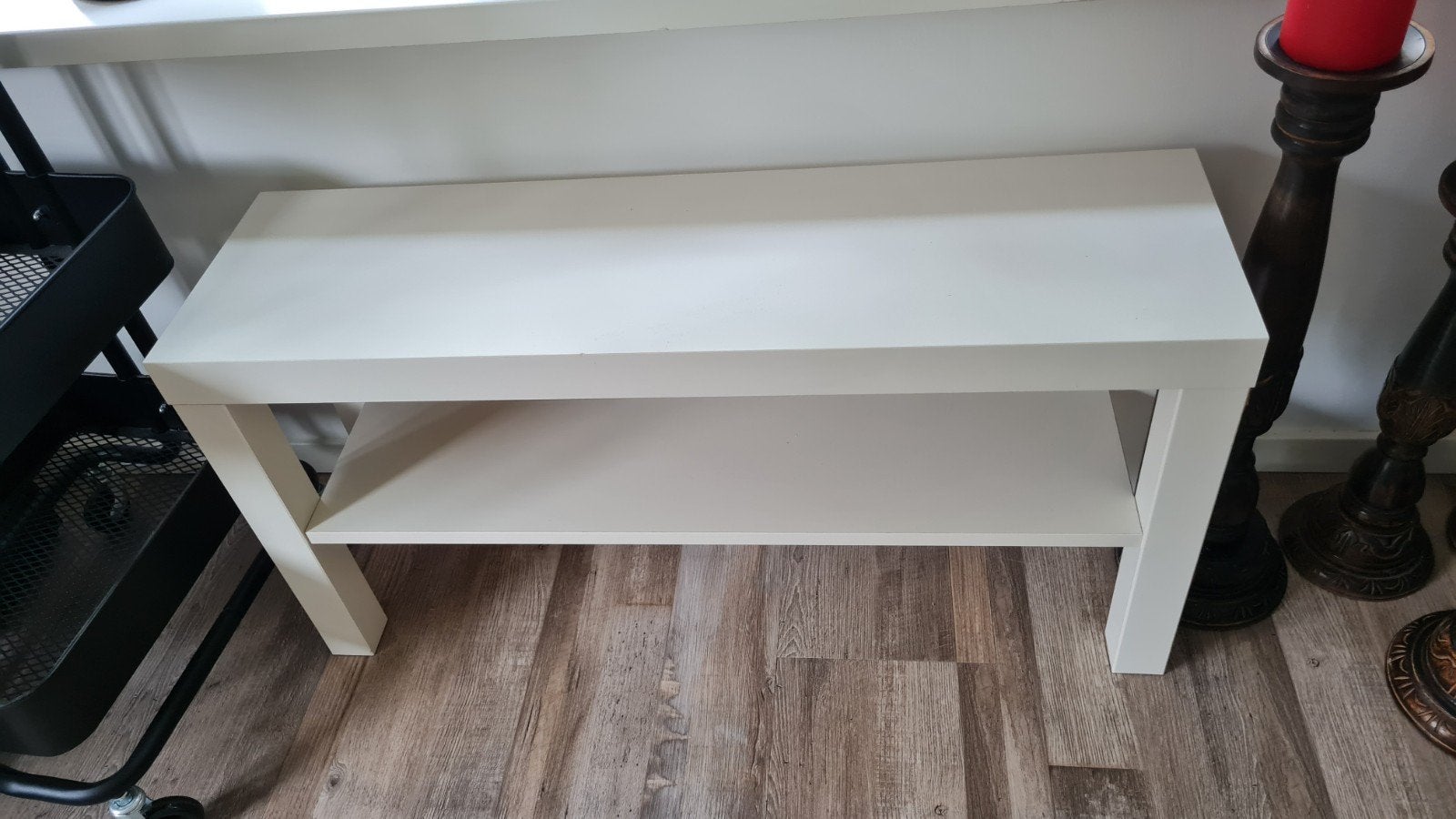 Ikea bijzettafel, afmetingen 90breed  26diep x 44hg, Huis en Inrichting, Ophalen, 50 tot 100 cm, Zo goed als nieuw, 25 tot 50 cm