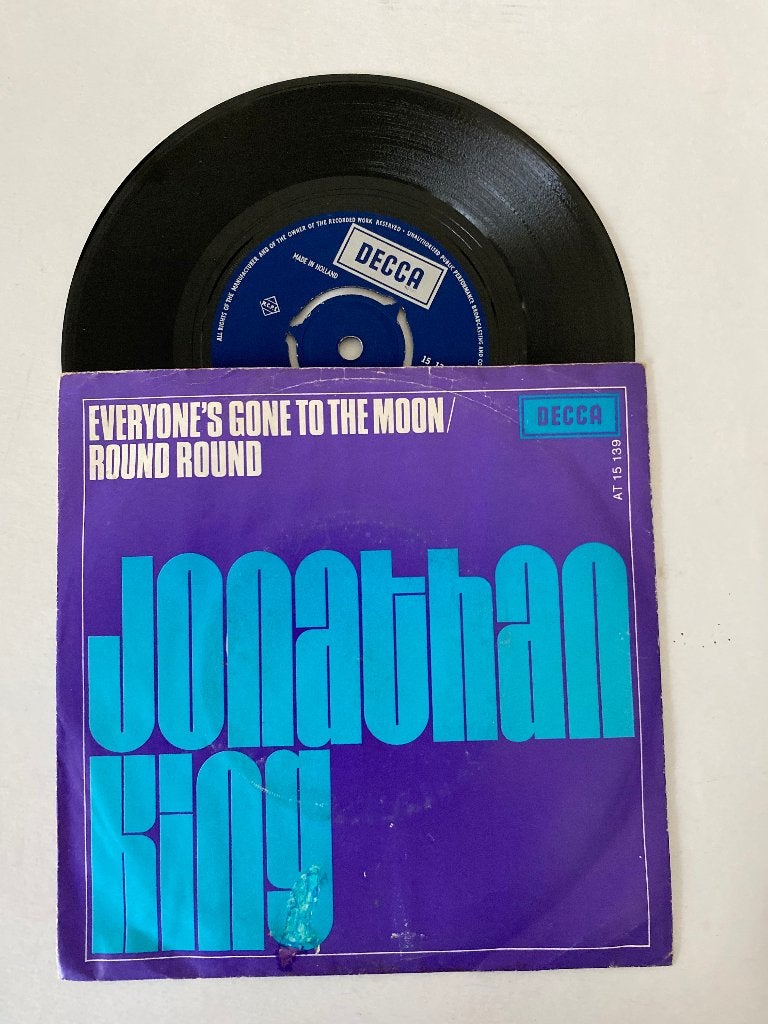 Jonathan King – Everyone's Gone To The Moon, Cd's en Dvd's, Pop, 7 inch, Fotohoes, Ophalen of Verzenden