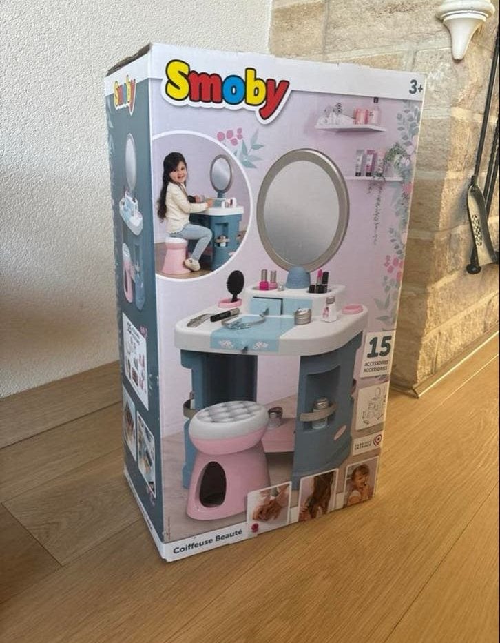 Smoby Make-up tafel met accessoires - Nieuw in doos, Ophalen, Nieuw, Meisje