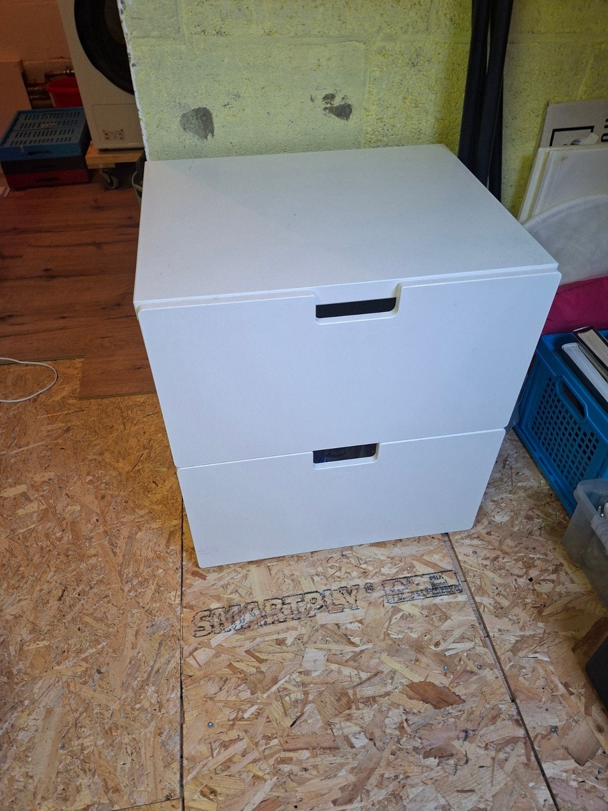 Ikea ladekast met 2 lades - functioneel met gebruikssporen, Ophalen, Gebruikt, 1 of 2 laden, 50 tot 100 cm