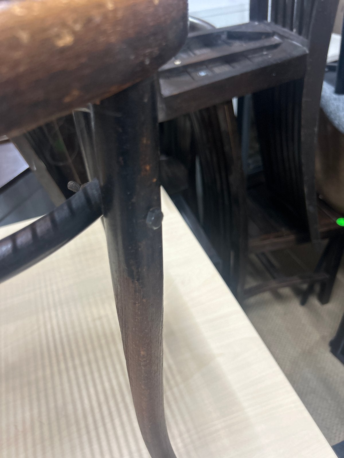 Originele Thonet 'Lange Jan' stoel, ca. 1900, Ophalen