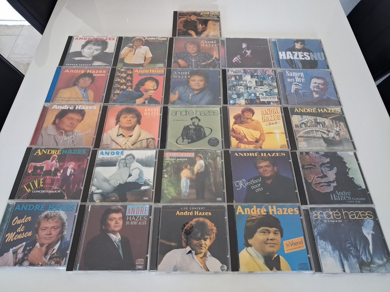 26 cd's van André Hazes Senior, Ophalen, Zo goed als nieuw, Levenslied of Smartlap