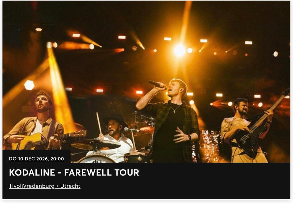 Kodaline tivoli, Drie personen of meer