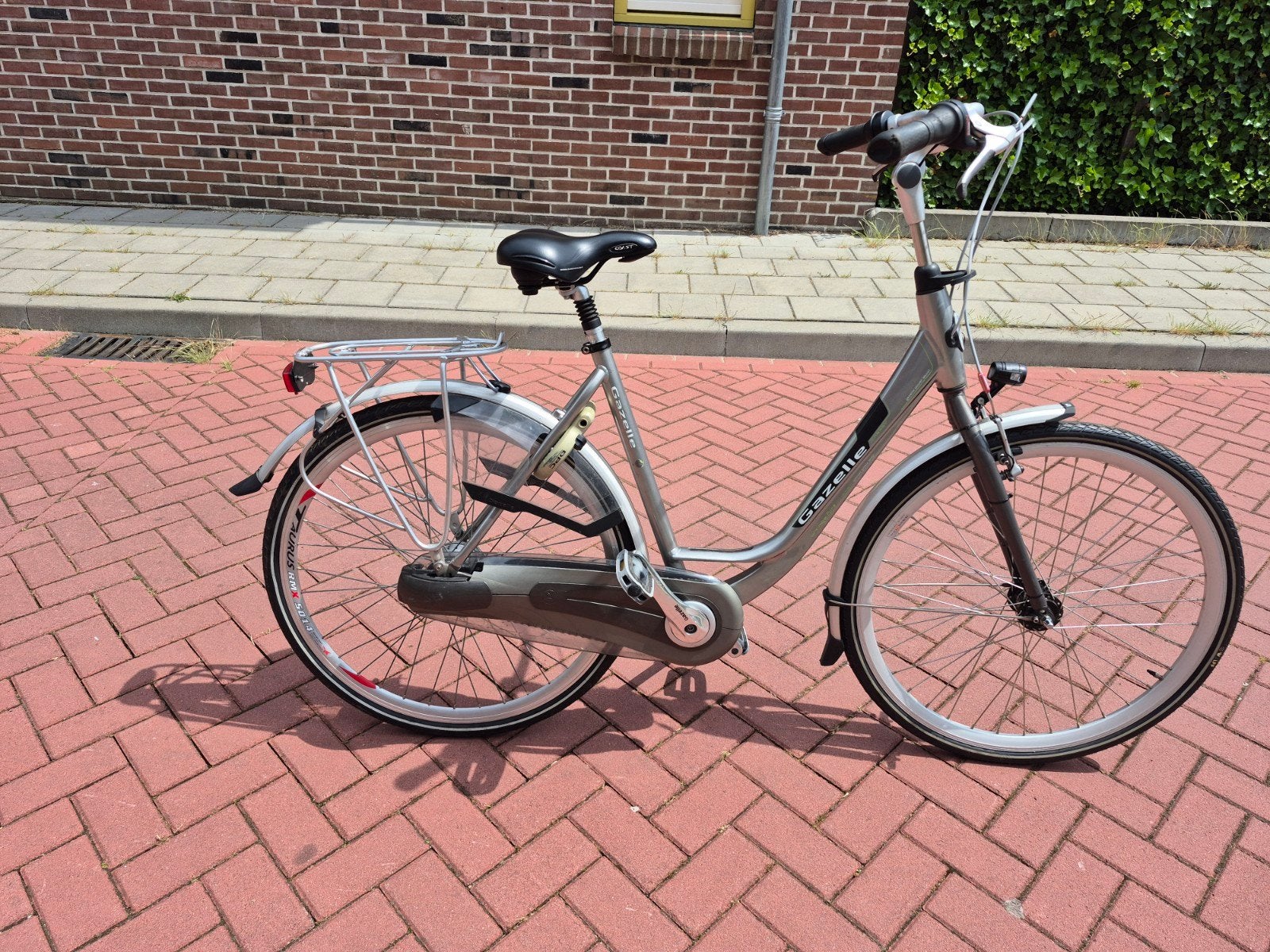 Goede Gazelle Orange pure, Ophalen, 53 tot 56 cm, Velgrem, Versnellingen