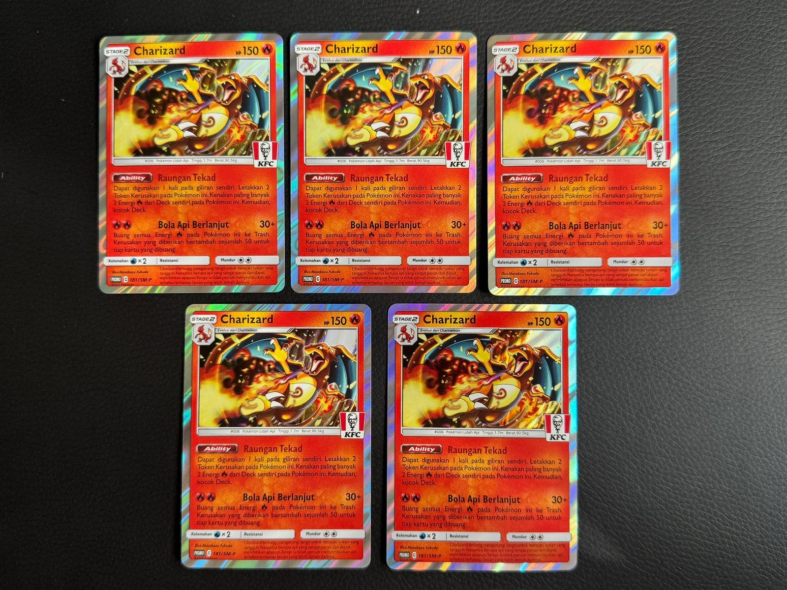 Charizard KFC Indo promo NM, Hobby en Vrije tijd, Ophalen of Verzenden, Zo goed als nieuw