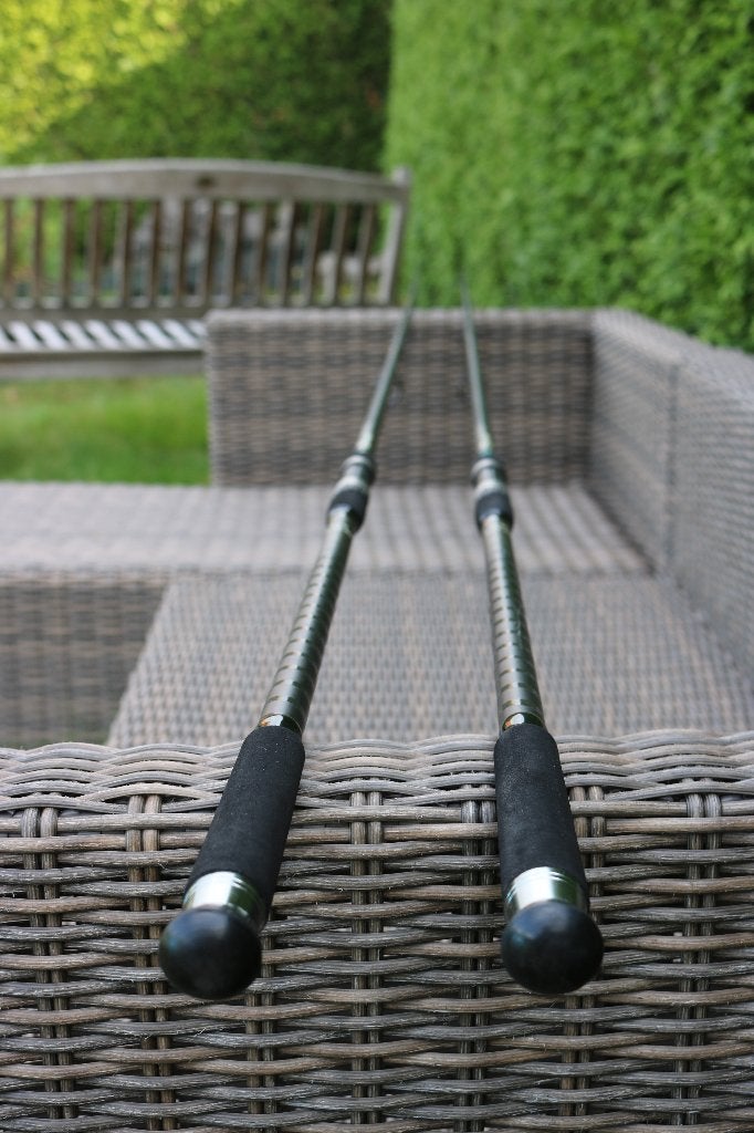 2x X2 Stratega 12 ft 2,75 lbs karperhengels, Ophalen, Zo goed als nieuw, Werphengel