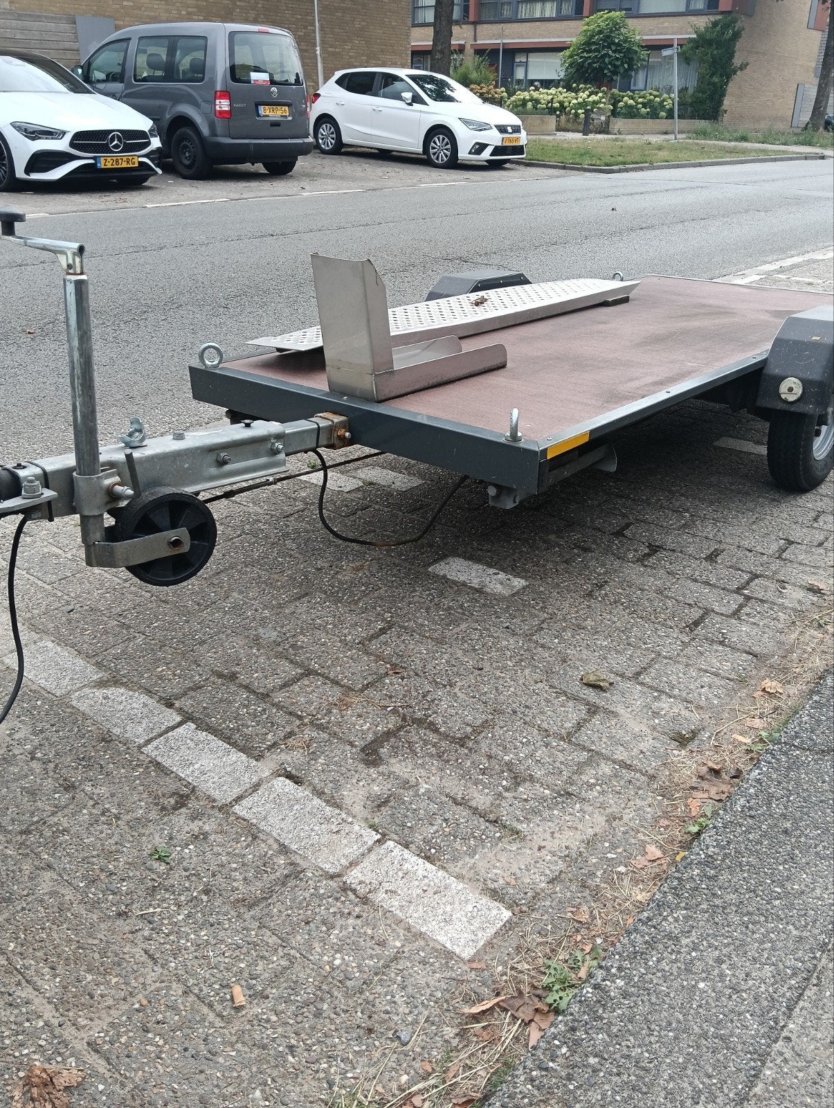 Geremde motor-/aanhanger 220x92 cm – koop/huur, Ophalen, Gebruikt