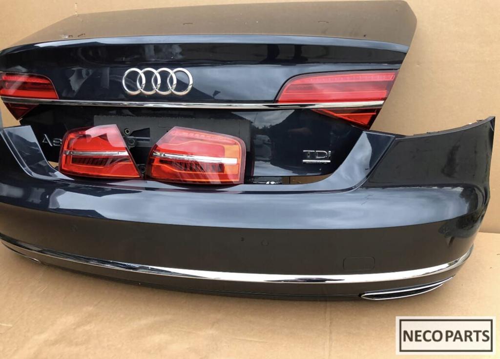 AUDI A8 D4 D5 ACHTERKLEP ACHTERBUMPER ACHTERLICHT OPAANVRAAG, Auto-onderdelen, Gebruikt, -, -, -