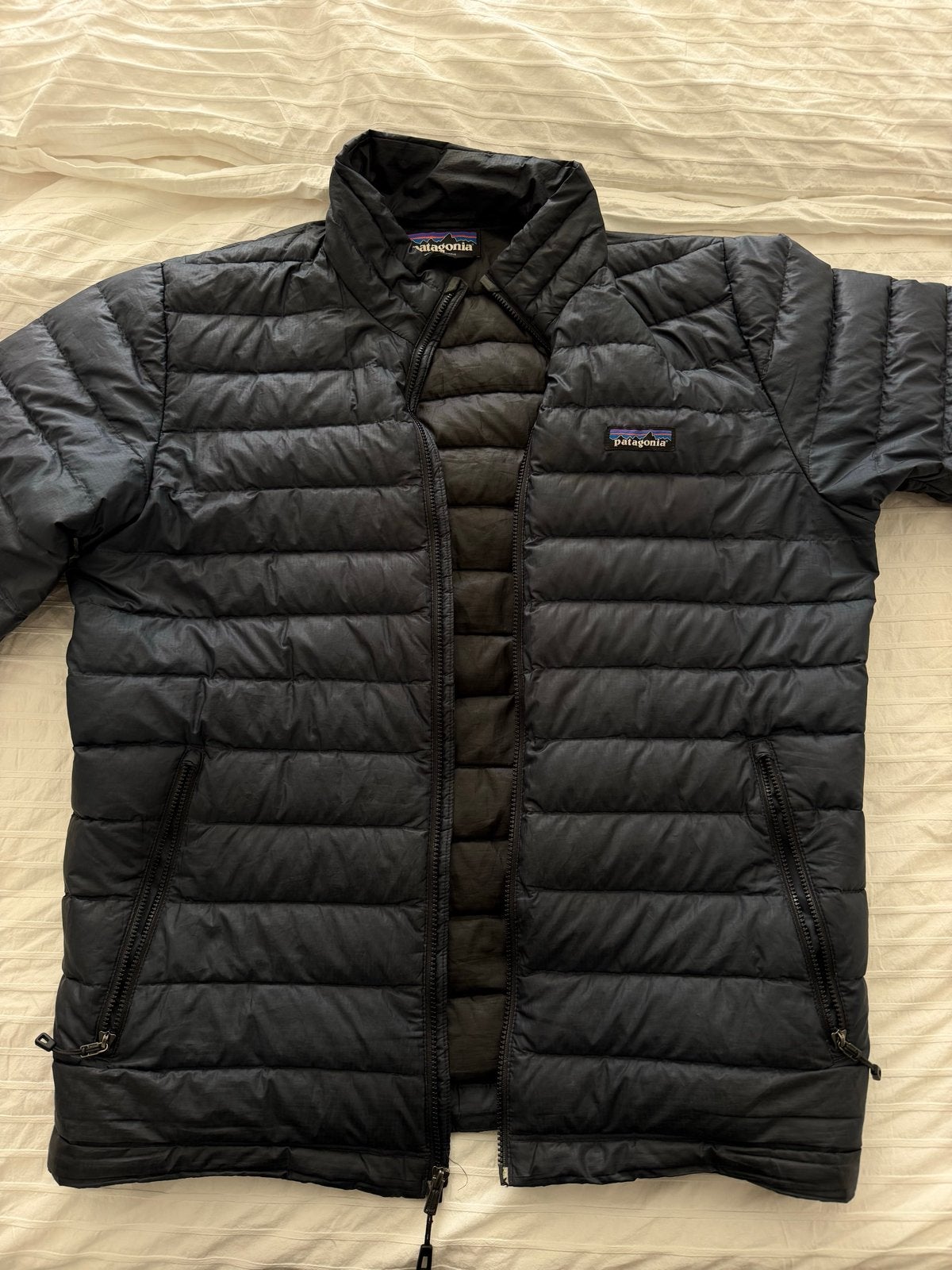 Patagonia Down Sweater Jacket Heren M New Navy, Kleding | Heren, Ophalen of Verzenden, Gedragen, Maat 48/50 (M), Blauw