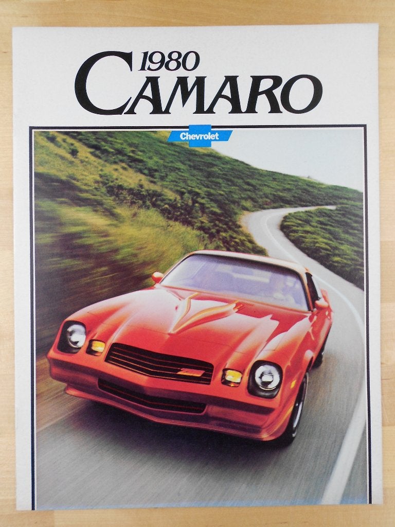 Chevrolet Camaro Brochure 1980, Chevrolet, Chevrolet, Ophalen of Verzenden, Zo goed als nieuw
