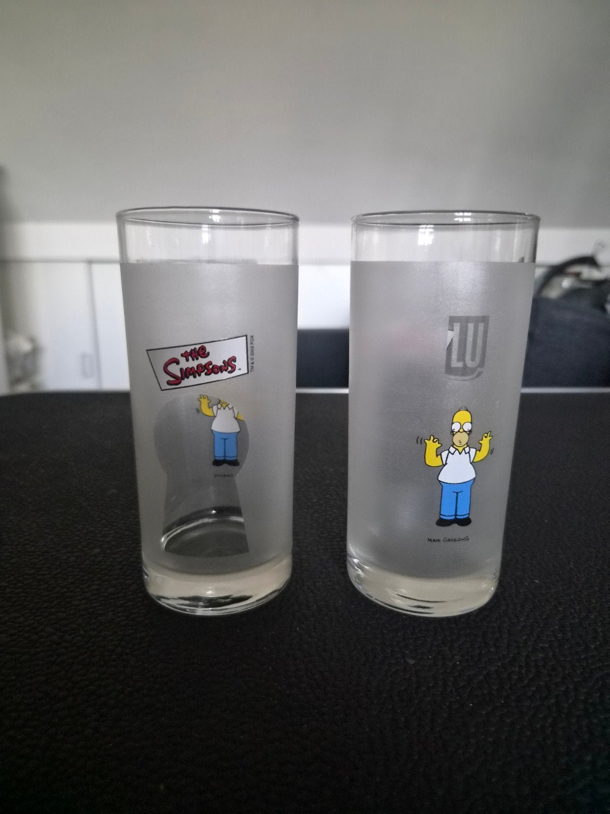 The Simpsons Homer Simpson glazen - set van 2, Ophalen of Verzenden, Glas, Overige stijlen, Glas of Glazen