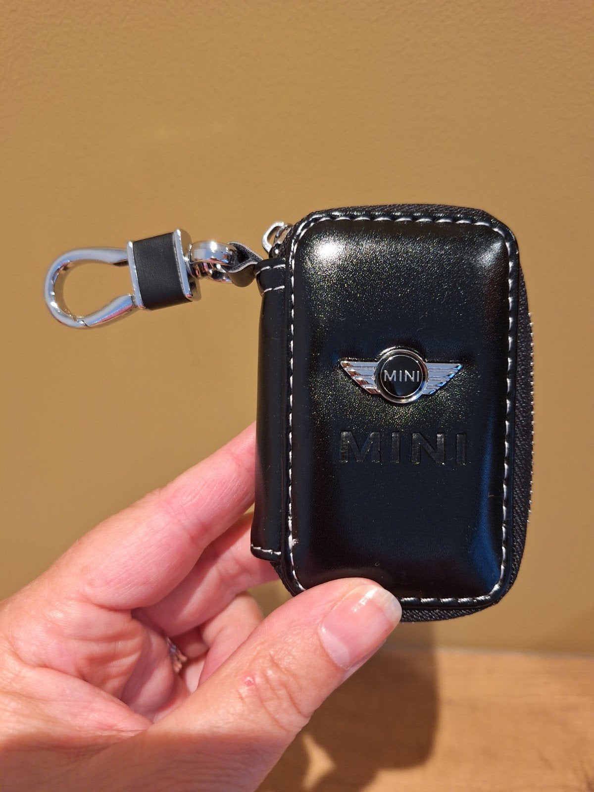 Sleuteltasje voor Mini Cooper - Zwart met logo, Ophalen of Verzenden, Nieuw