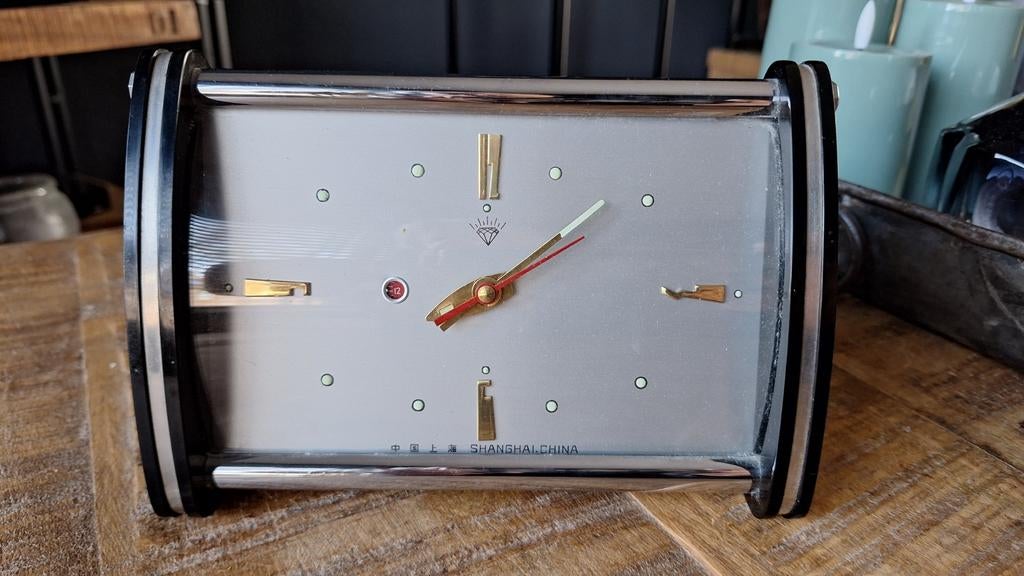 Vintage Shanghai Diamond wekker, 70e jaren, Ophalen of Verzenden