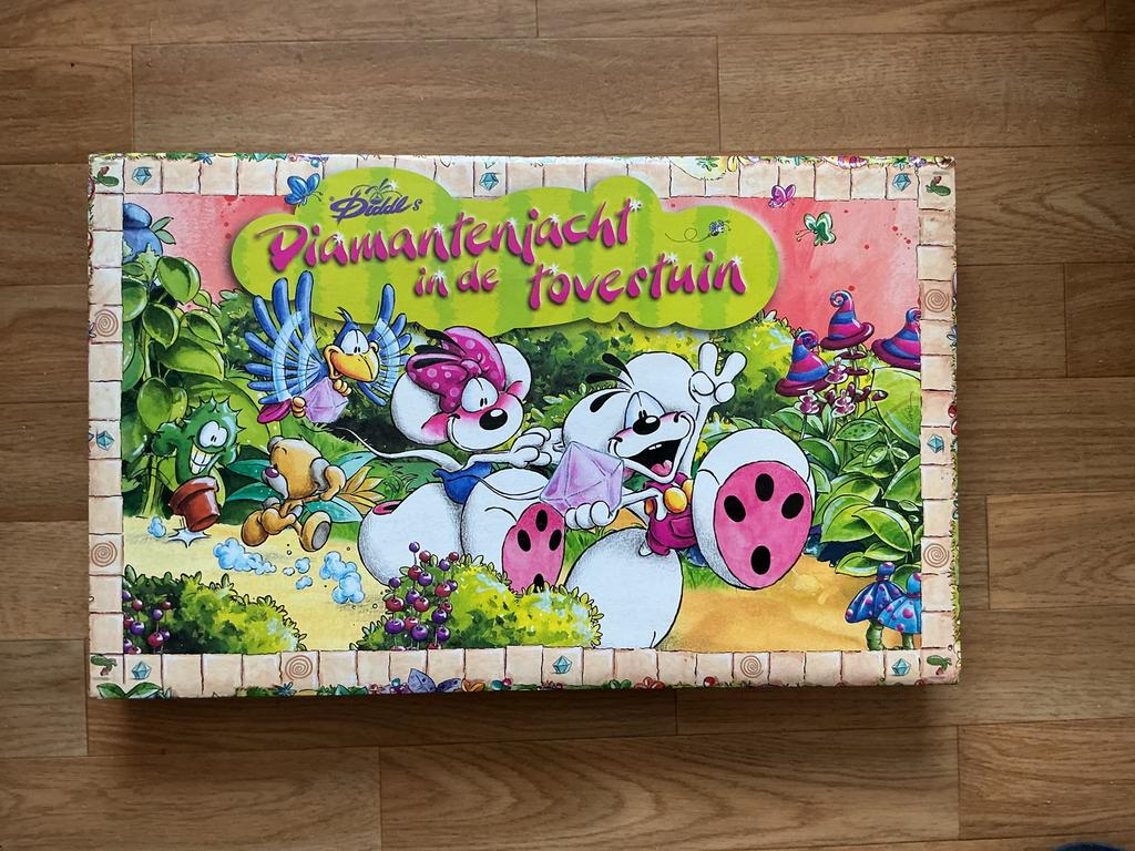 Diddl's Diamantenjacht in de Tovertuin Bordspel, Hobby en Vrije tijd, Gezelschapsspellen | Bordspellen, Gebruikt, Drie of vier spelers