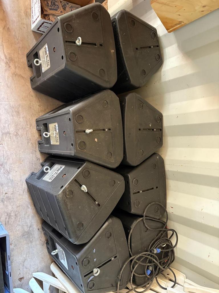 8x DAP K-112 Speakers - Krachtige Audio Set, Audio, Tv en Foto, Luidsprekers, Gebruikt, 120 watt of meer, Front, Rear of Stereo speakers