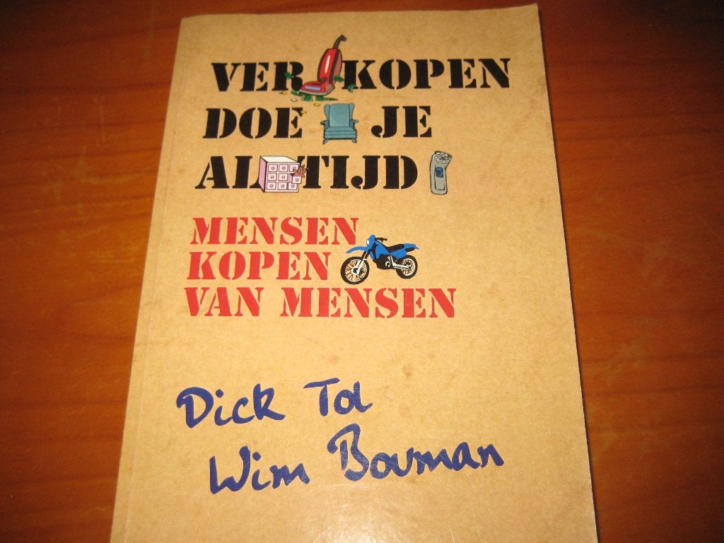 Verkopen doe je altijd, mensen kopen van mensen, Ophalen of Verzenden, Zo goed als nieuw