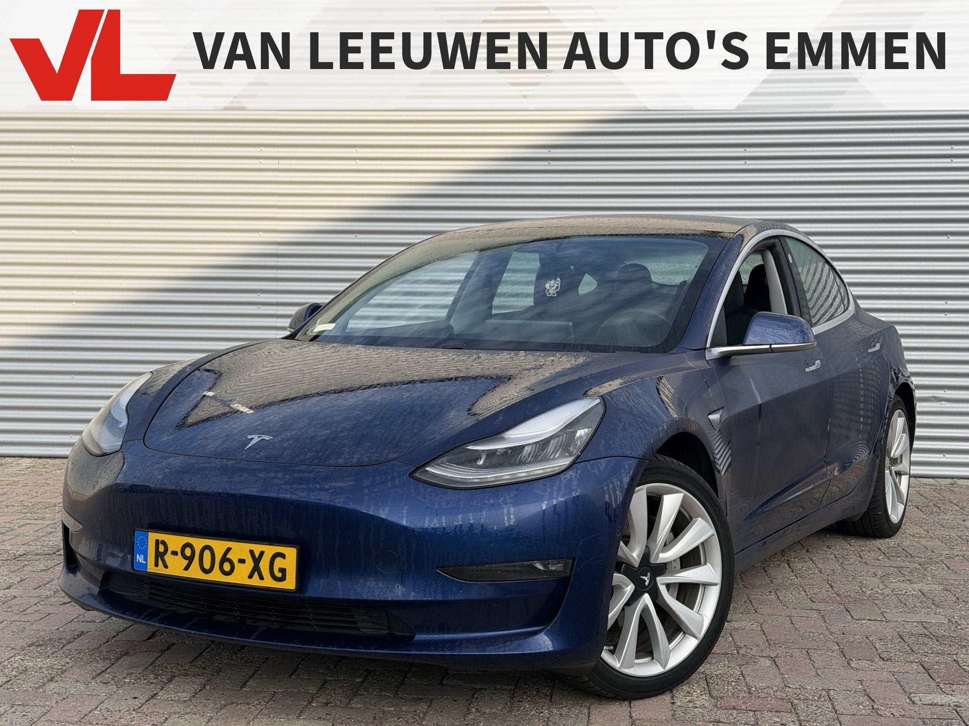Tesla Model 3 Long Range AWD 75 kWh | Nieuw Binnen! | SOH |, Auto's, Automaat, Met garantie (alle), Blauw, Leder