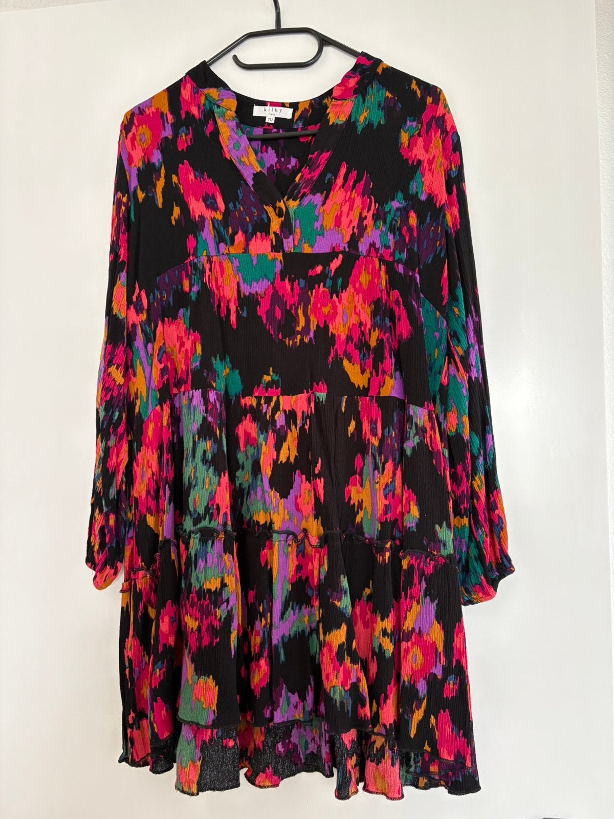 Kilky jurk one size, Kleding | Dames, Ophalen of Verzenden, Zo goed als nieuw, Meerkleurig, Boven de knie