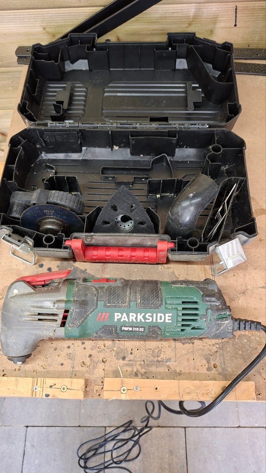 Parkside PMFW 310 D2 Multitool, Ophalen, Zo goed als nieuw, Multitool, Parkside