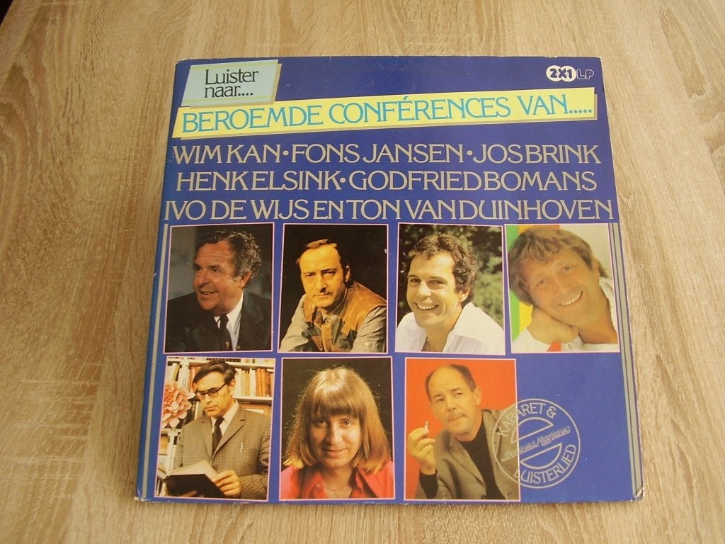 LP - various - Beroemde Conferences (2LP), LP, Gebruikt, Pop, Ophalen of Verzenden