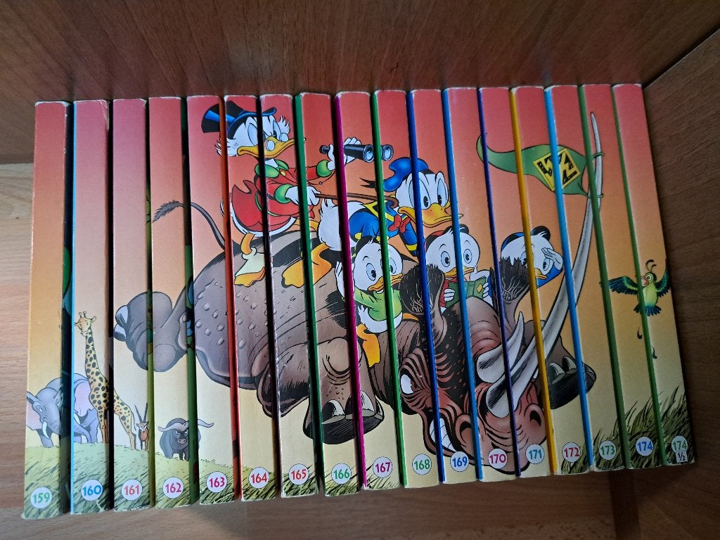 SERIE DONALD DUCK POCKETS MET RUGTEKENING, Meerdere stripboeken, Ophalen of Verzenden, Zo goed als nieuw