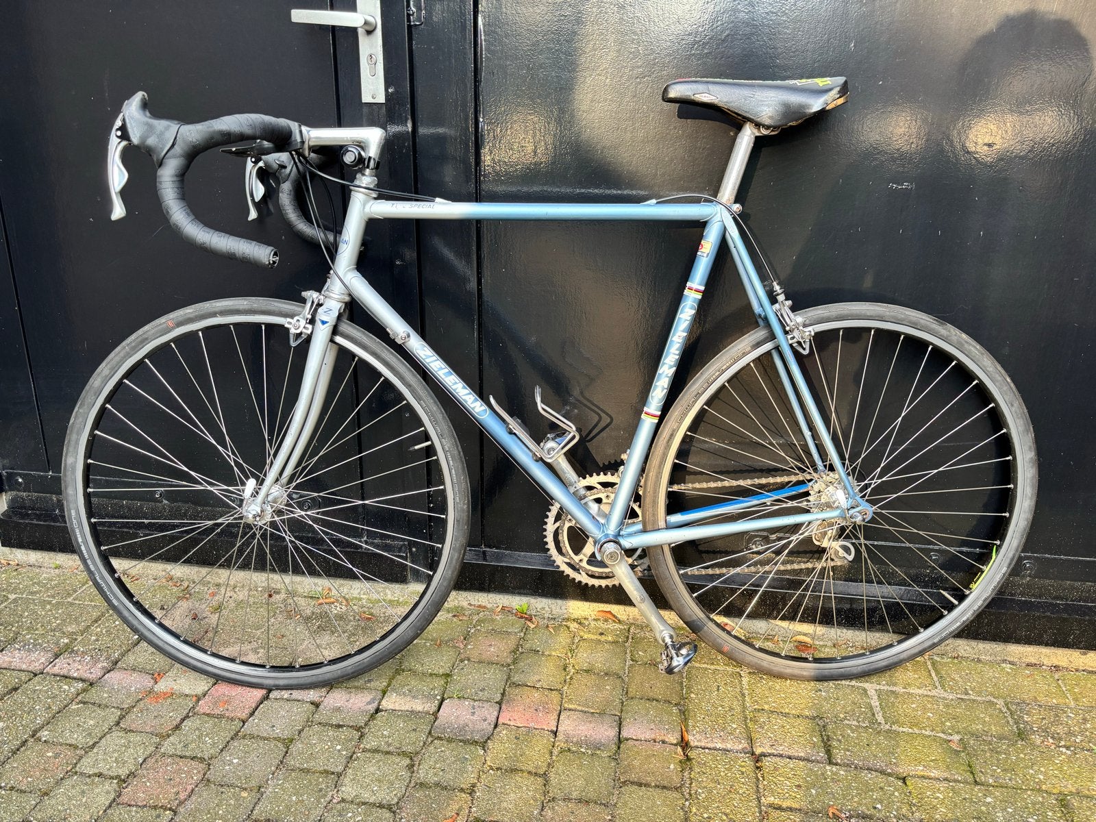 Zieleman Racefiets - Campagnolo Record - Frame 59 cm, Gebruikt, Staal, 57 tot 61 cm, Ophalen