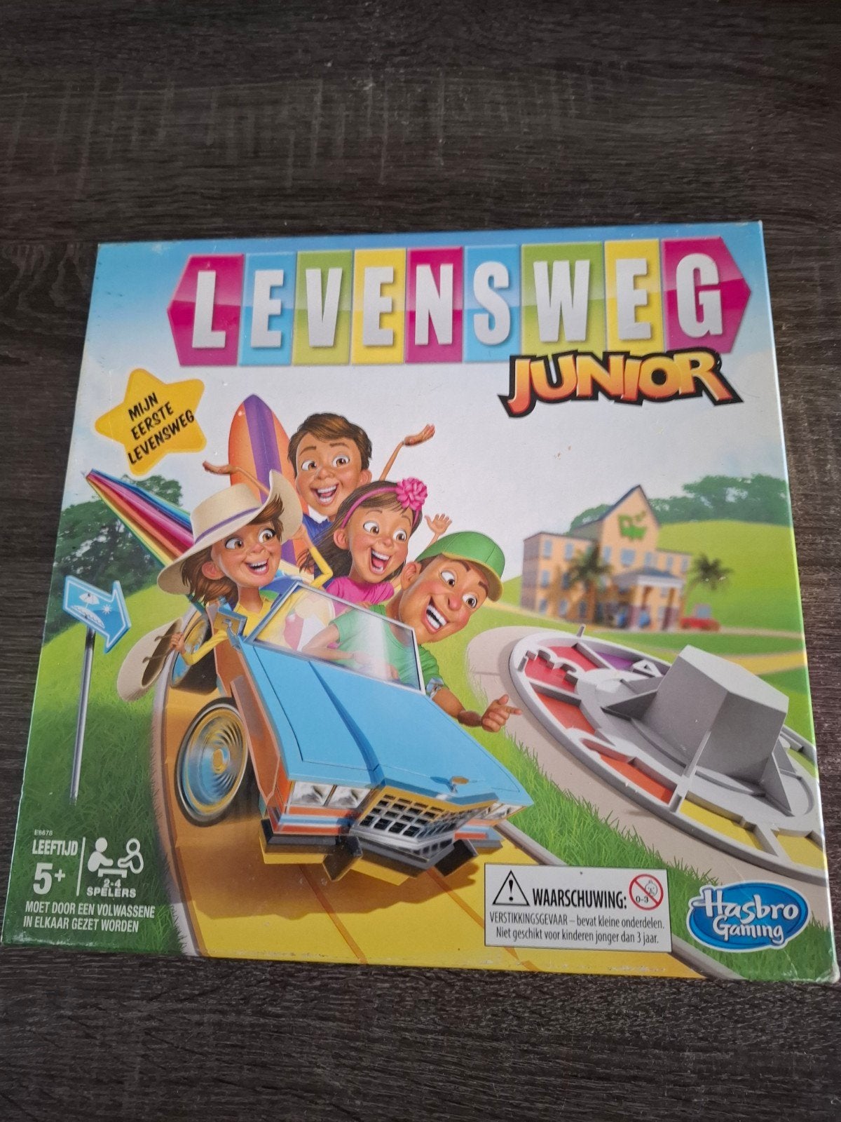 Levensweg Junior - Mijn Eerste Levensweg, Drie of vier spelers, Ophalen of Verzenden, Zo goed als nieuw, Hasbro Gaming