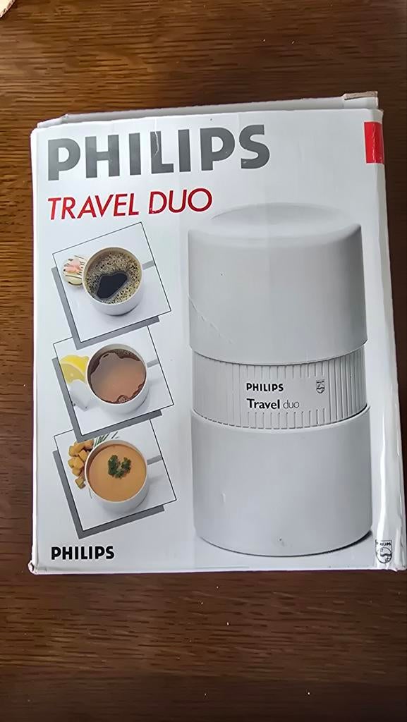 Philips Travel Duo HD 4372 - Compacte Koffiemachine, Gemalen koffie, Ophalen of Verzenden, 1 kopje, Koffiemachine