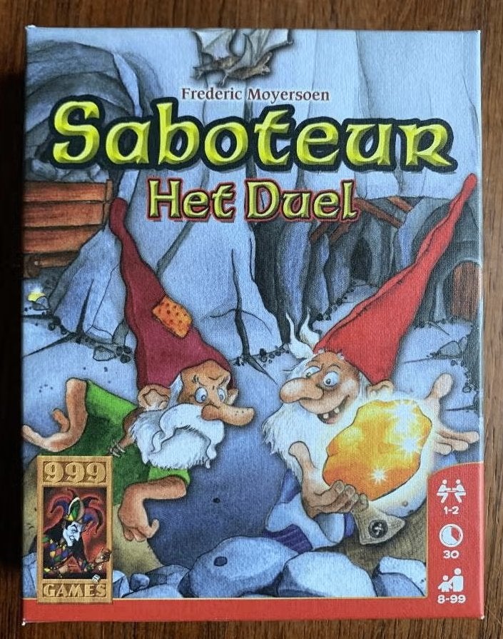 Kaartspel Saboteur Het Duel; Frederic Moyersoen, Ophalen of Verzenden, Zo goed als nieuw
