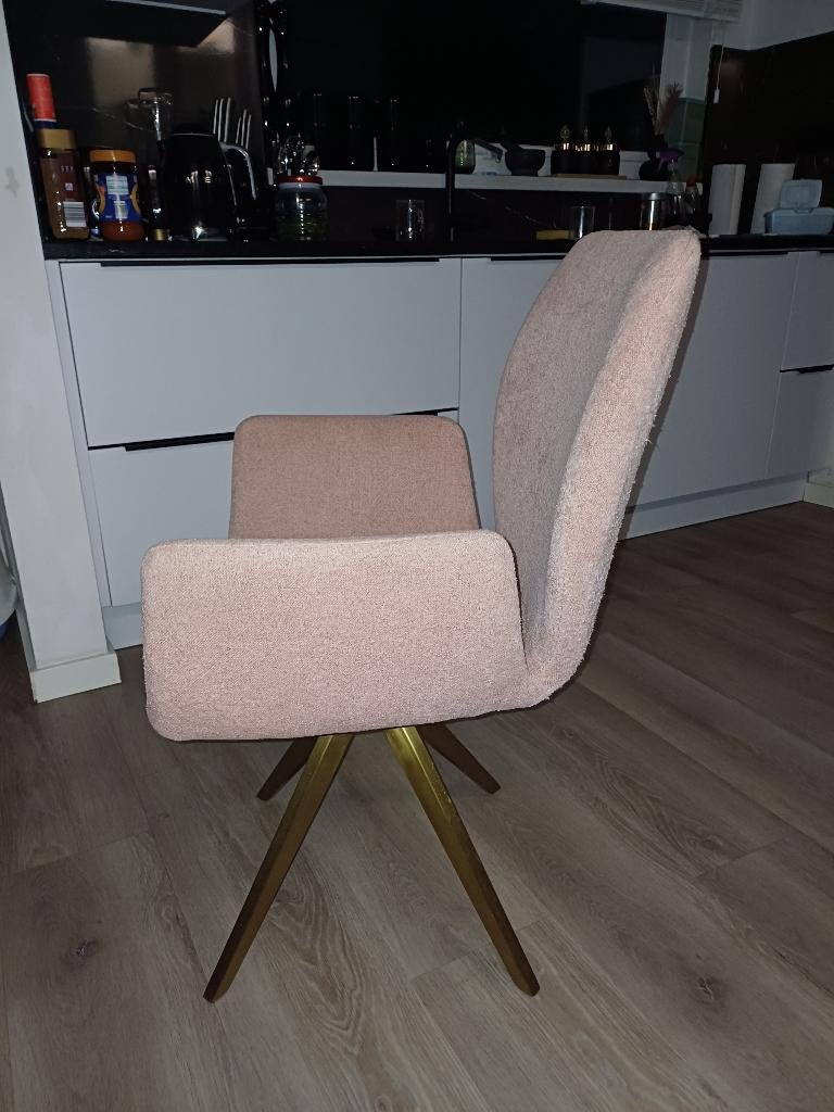 Eetkamerstoelen 4 stuks, Huis en Inrichting, Stoelen, Ophalen, Overige kleuren, Zo goed als nieuw, Modern