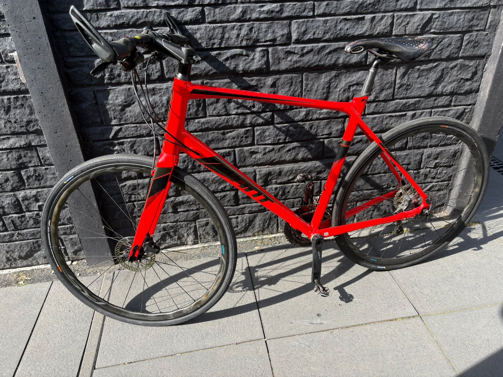 Giant fastroad xl carbon wielen, Ophalen, Gebruikt, Carbon, Heren