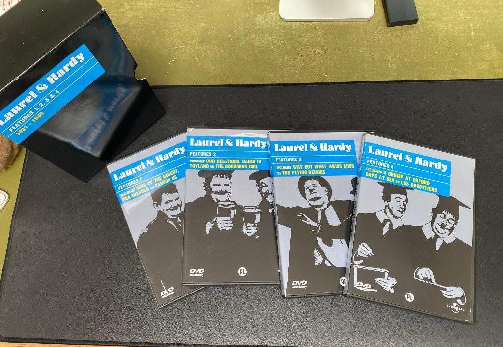 Laurel and Hardy DVD Box, Cd's en Dvd's, Dvd's | Komedie, Actiekomedie, Alle leeftijden, Boxset, Ophalen of Verzenden